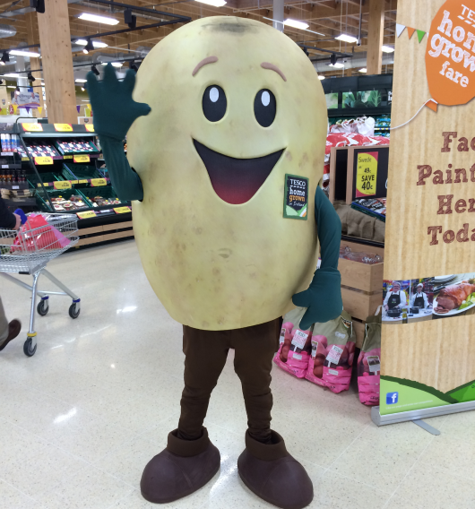 Shaun as a potato